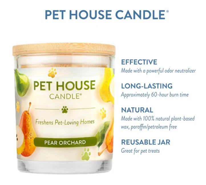 Pet House Candle, Pear Orchard, 9oz - Image 4