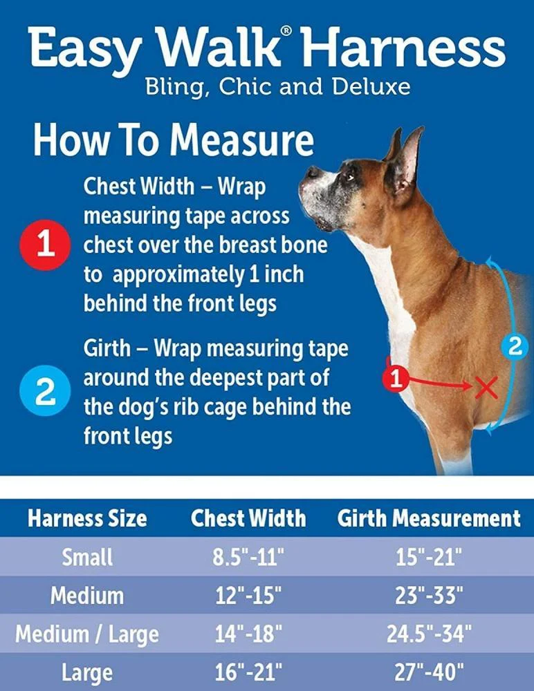 PetSafe Deluxe Easy Walk Rose Red & Black Dog Harness - Image 3