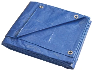 Tarp, Blue Polyethylene, 20"LX20"W, 5ml Thick