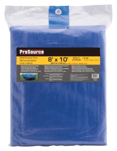 Tarp, Blue Polyethylene, 10"LX8"W, 5ml Thick - Image 2