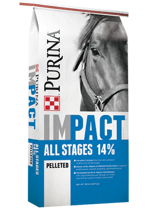 Purina® Impact® All Stages 14-6 Pelleted Horse Feed