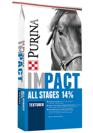 Purina® Impact® All Stages 14% Textured Horse Feed