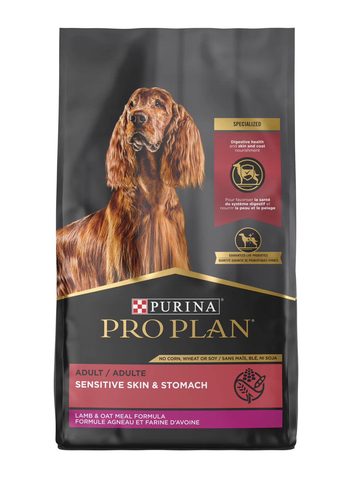 Purina Pro Plan Sensitive Skin & Stomach Formula Lamb & Oat Meal Formula Dry Dog Food