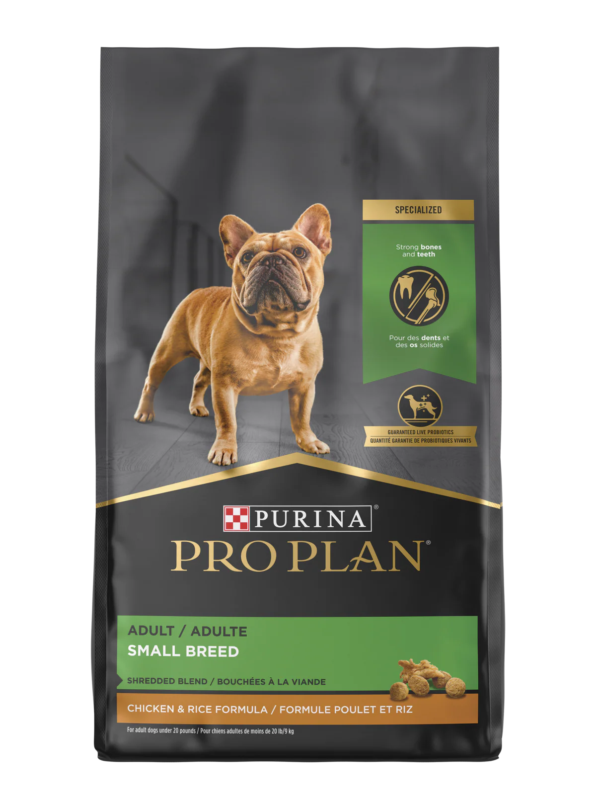 Purina Pro Plan Adult Shredded Blend Small Breed Chicken & Rice Formula Dry Dog Food