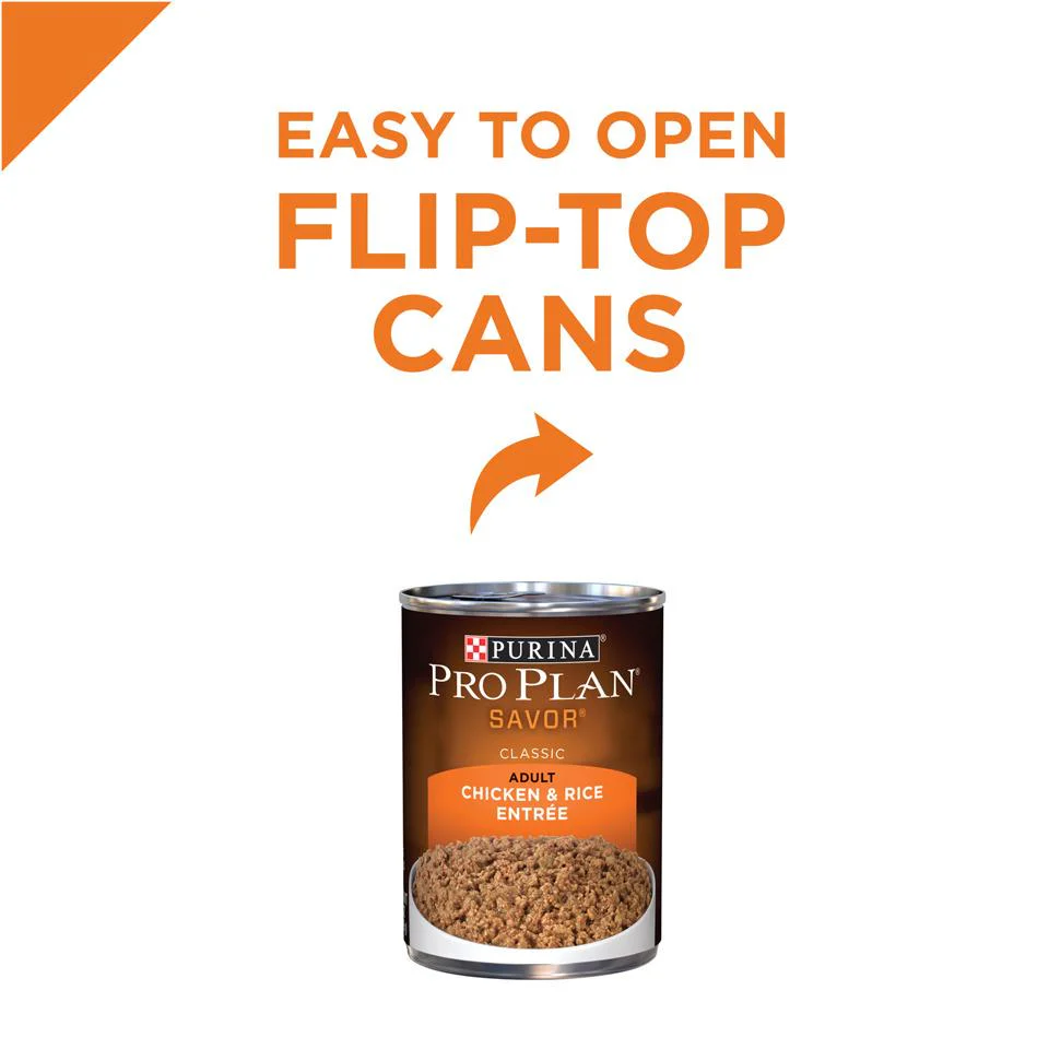 Purina Pro Plan Savor Chicken & Rice Entree Canned Adult Dog Food - Image 5