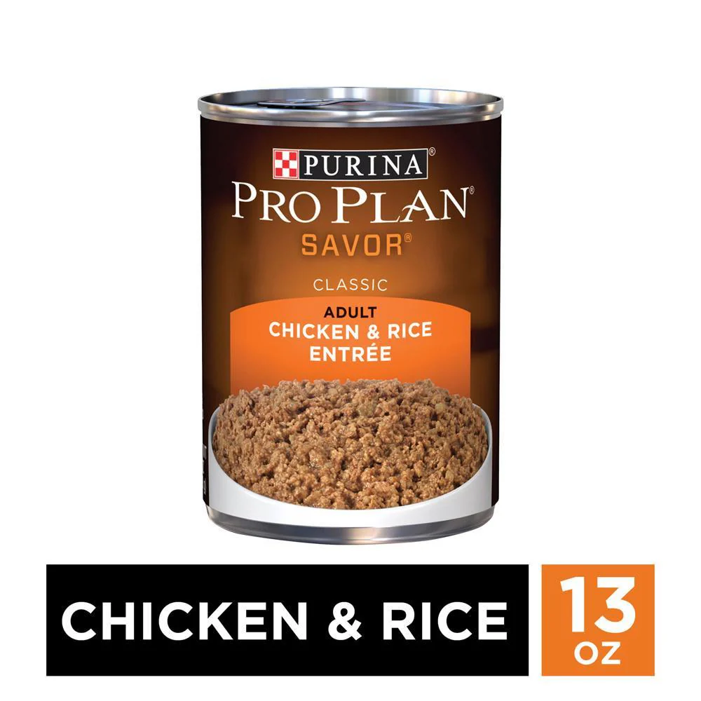 Purina Pro Plan Savor Chicken & Rice Entree Canned Adult Dog Food - Image 6