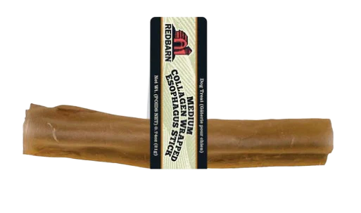 Redbarn Collagen Wrapped Esophagus Stick, Medium Single