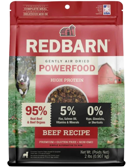 Redbarn Air Dried Powerfood Beef Recipe Dog Food