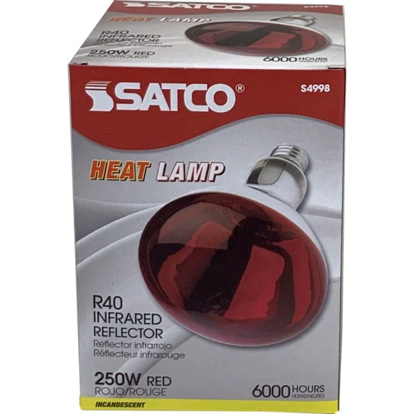 Red Heat Lamp Bulb 250w - Image 2