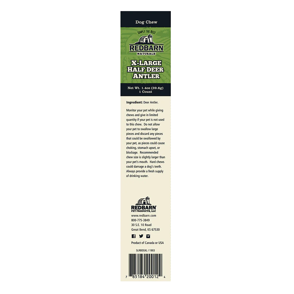 Redbarn Naturals Half Deer Antler - Image 5