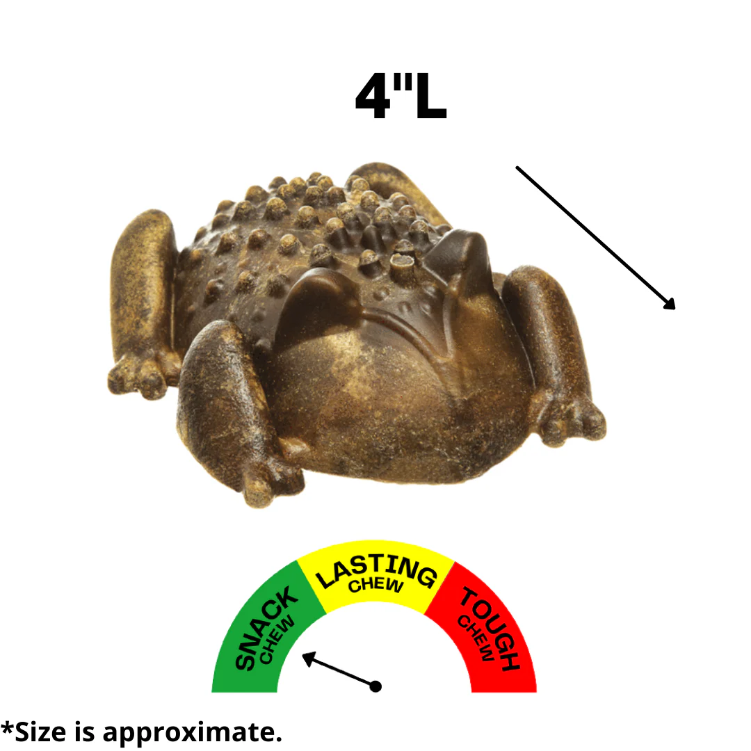 Redbarn Naturals Chew-A-Bulls® Horned Toad Dental Dog Treat - Large, 4"
