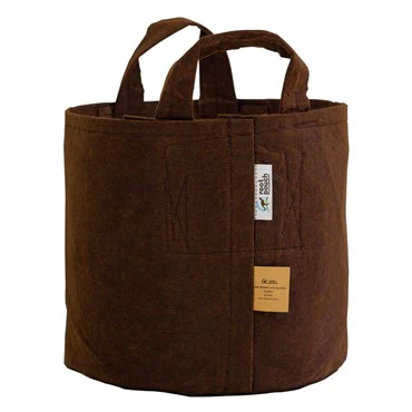 Root Pouch Synthetic Blend Multi Use Fabric Container, Brown, with handles - Multiple Sizes Available - Image 2
