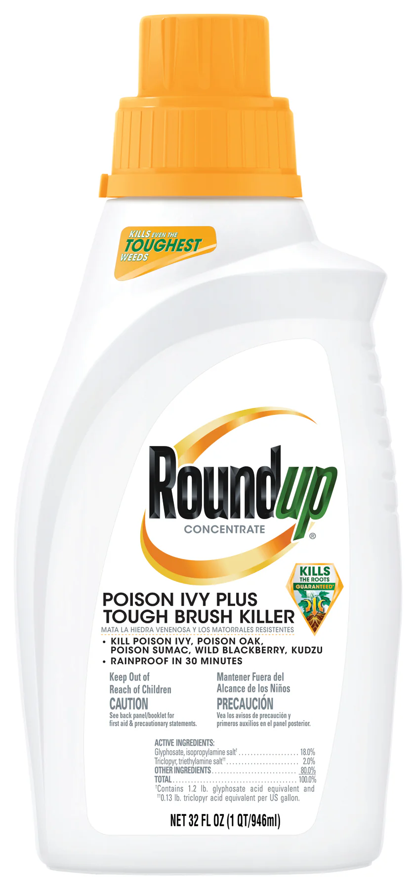 Roundup® Poison Ivy Plus Tough Brush Killer Concentrate 32oz
