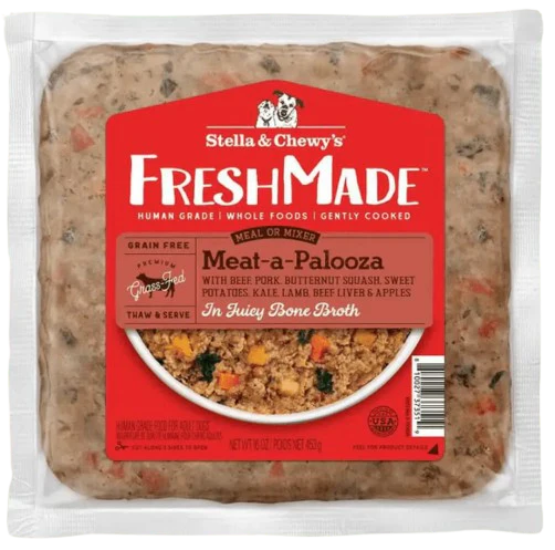 Stella & Chewy's FreshMade Meat-A-Palooza Gently Cooked Dog Food, 16oz