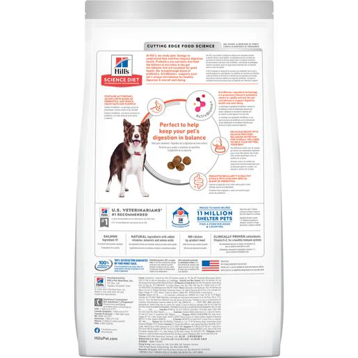Hill's Science Diet Adult Perfect Digestion Salmon Dry Dog Food - Image 2