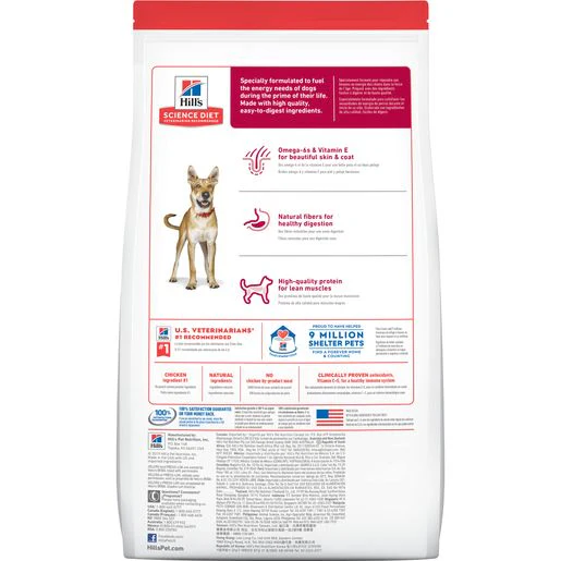Hill's Science Diet Adult Dry Dog Food, Chicken & Barley Recipe - Image 2