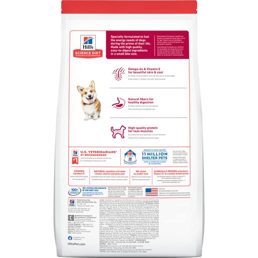 Hill's Science Diet Adult Small Bites Dry Dog Food, Chicken & Barley Recipe - Image 2