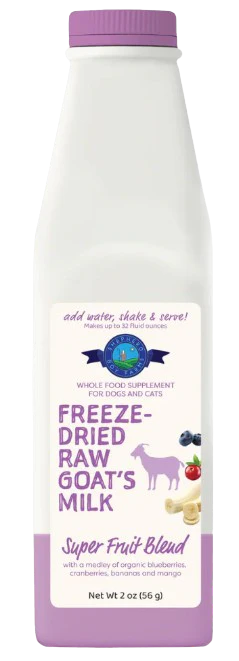 Shepherd Boy Farms Raw Freeze-Dried Goat Milk for Dogs & Cats, Fruit Blend - Image 2