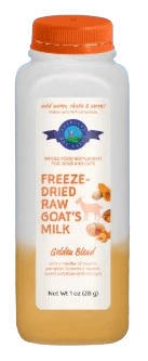 Shepherd Boy Farms Raw Freeze-Dried Goat Milk for Dogs & Cats, Golden Blend