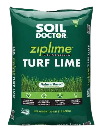 Soil Doctor Ziplime Turf Lime - 5,000 sq ft, 30lbs