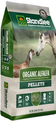Standlee Organic Alfalfa Pellets, 40 lbs