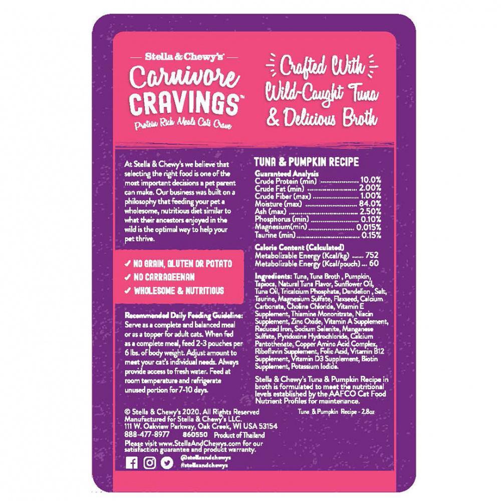 Stella & Chewy's Carnivore Cravings Tuna & Pumpkin Recipe Wet Cat Food - Image 2
