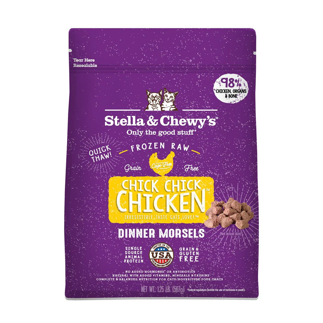 Stella & Chewy's Grain Free Chick Chick Chicken Dinner Morsels Freeze Dried Raw Cat Food - Image 4