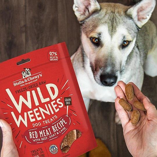 Stella & Chewy's Wild Weenies Grain Free Red Meat Recipe Freeze Dried Raw Dog Treats - Image 3
