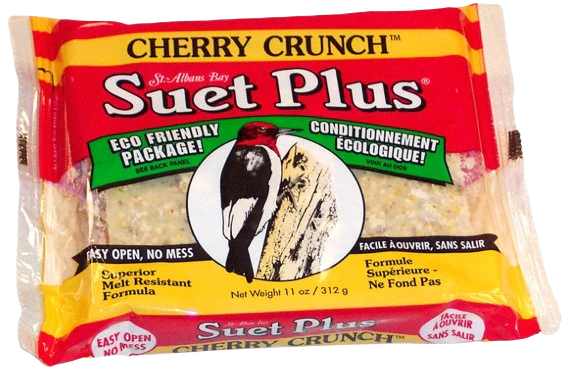 Suet Plus Cherry Crunch Suet Cake, 11oz