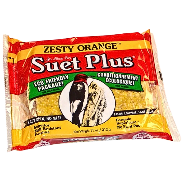 Suet Plus, Zesty Orange Suet Cake, 11oz