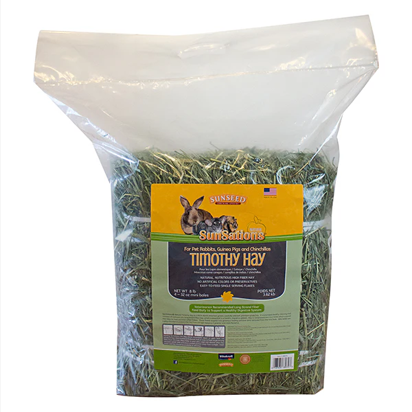 Sunseed Sunsations Natural Timothy Hay for Small Animals