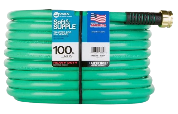 Soft & Supple Flexible Heavy Duty Garden Hose, 5/8"x100' - Image 2