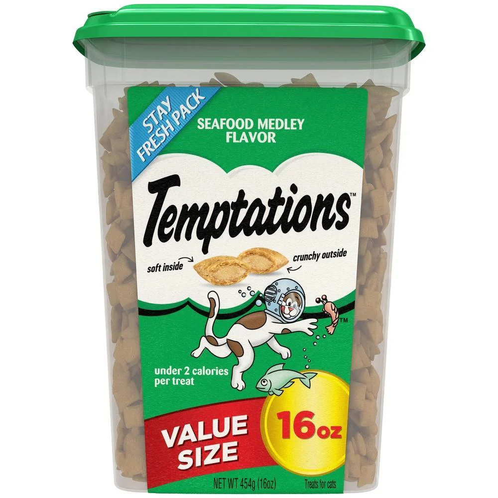 Temptations Seafood Medley Flavor Cat Treats - Image 2