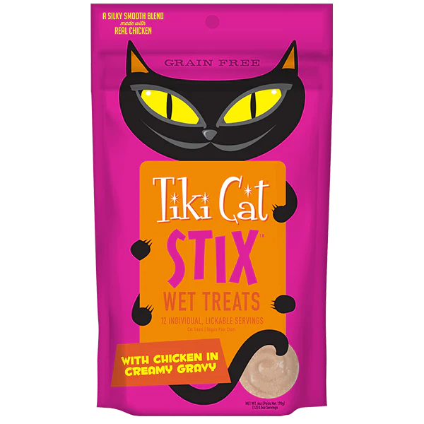 Tiki Cat® Stix™ Chicken Wet Cat Treat or Topper, 3oz