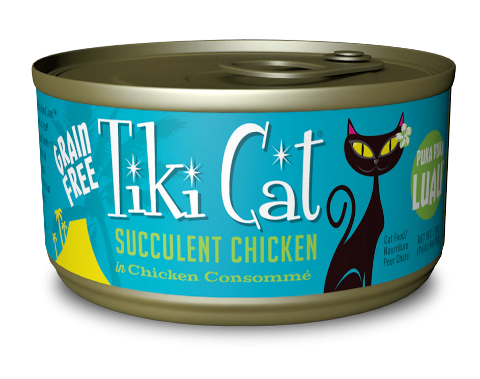 Tiki Cat Puka Puka Luau Grain Free Succulent Chicken in Chicken Consomme Canned Cat Food