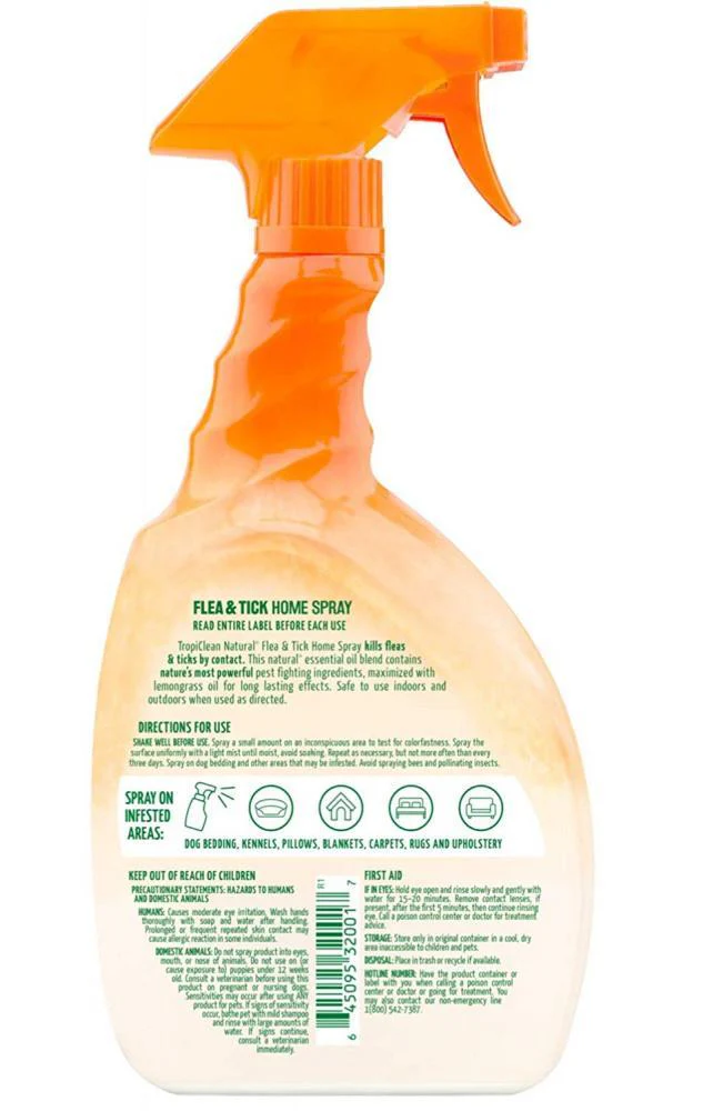 Tropiclean Flea & Tick Spray for Home - Image 2