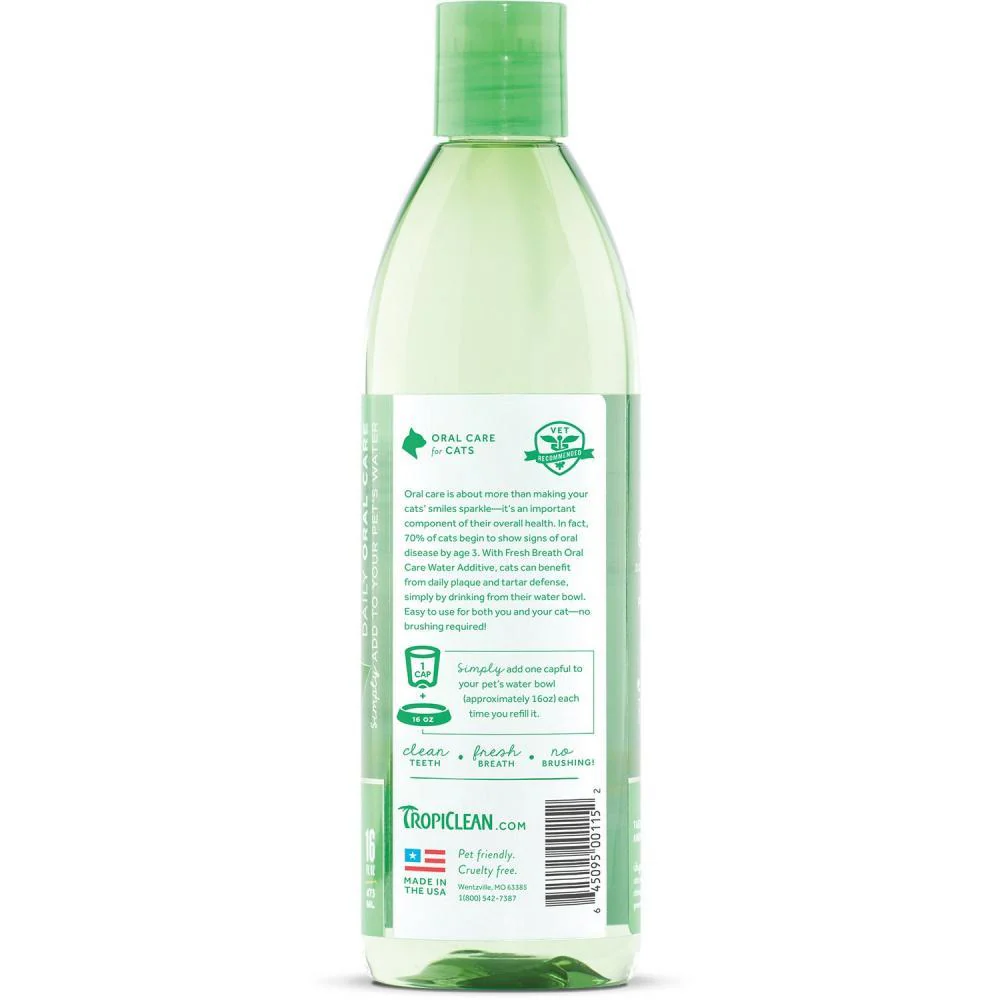 Tropiclean Fresh Breath Water Additive for Cats - Image 2