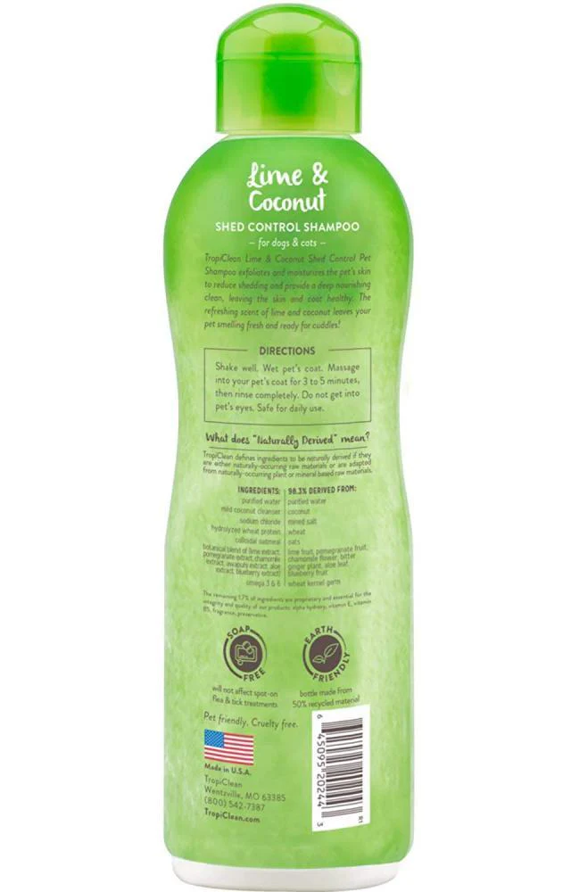 Tropiclean Lime & Coconut Pet Shampoo - Image 4