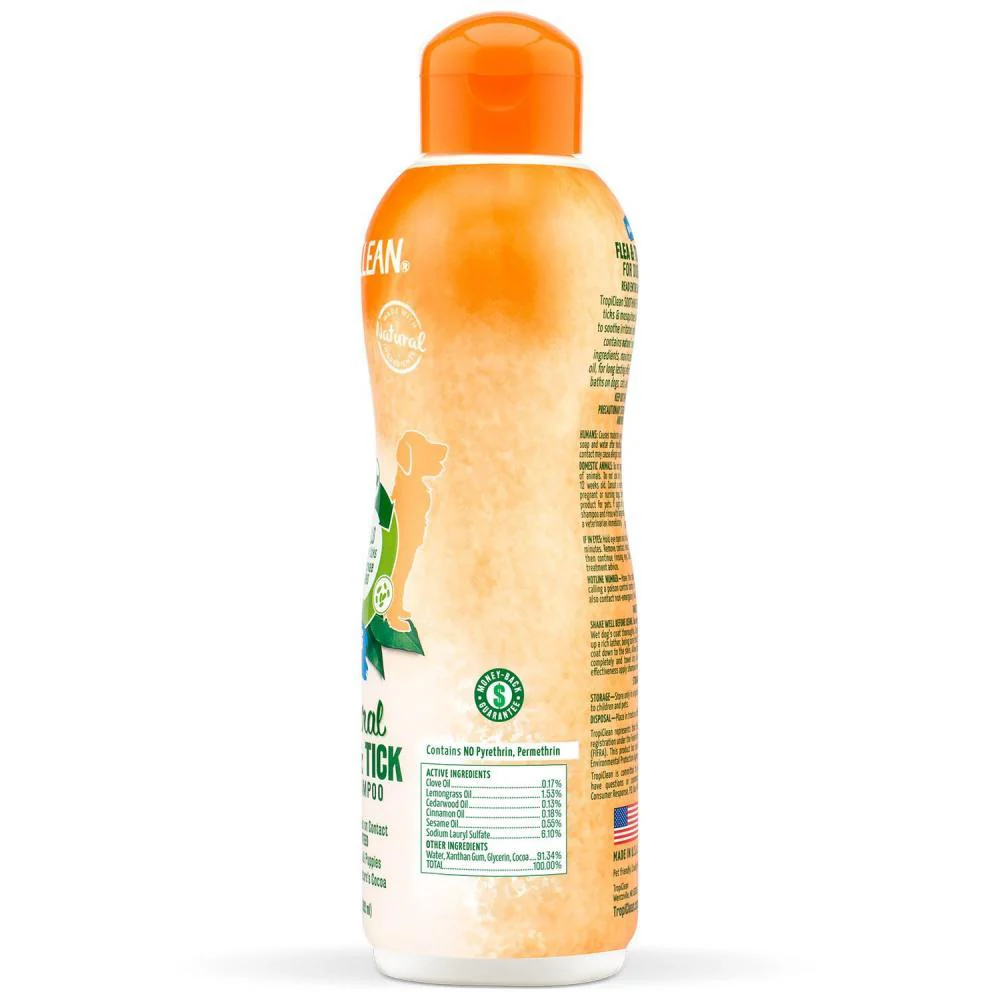 Tropiclean Natural Flea & Tick Shampoo Plus Soothing - Image 2