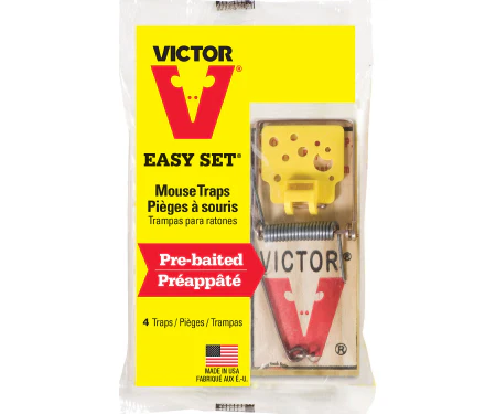 Easy Set Mouse Trap, 4pk