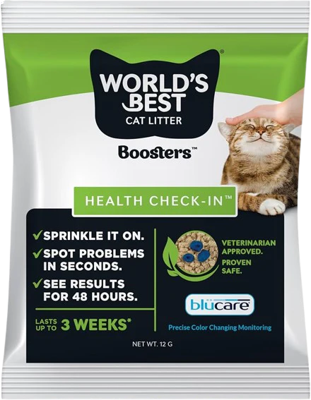 World's Best Cat Litter Boosters Health Check-In