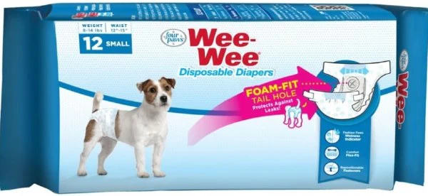 Four Paws Wee Wee Disposable Diapers, 12 Count - Image 2
