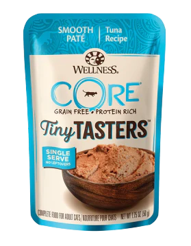 Wellness CORE® Tiny Tasters™ Pate, Tuna, Wet Cat Food, 1.75oz Pouch