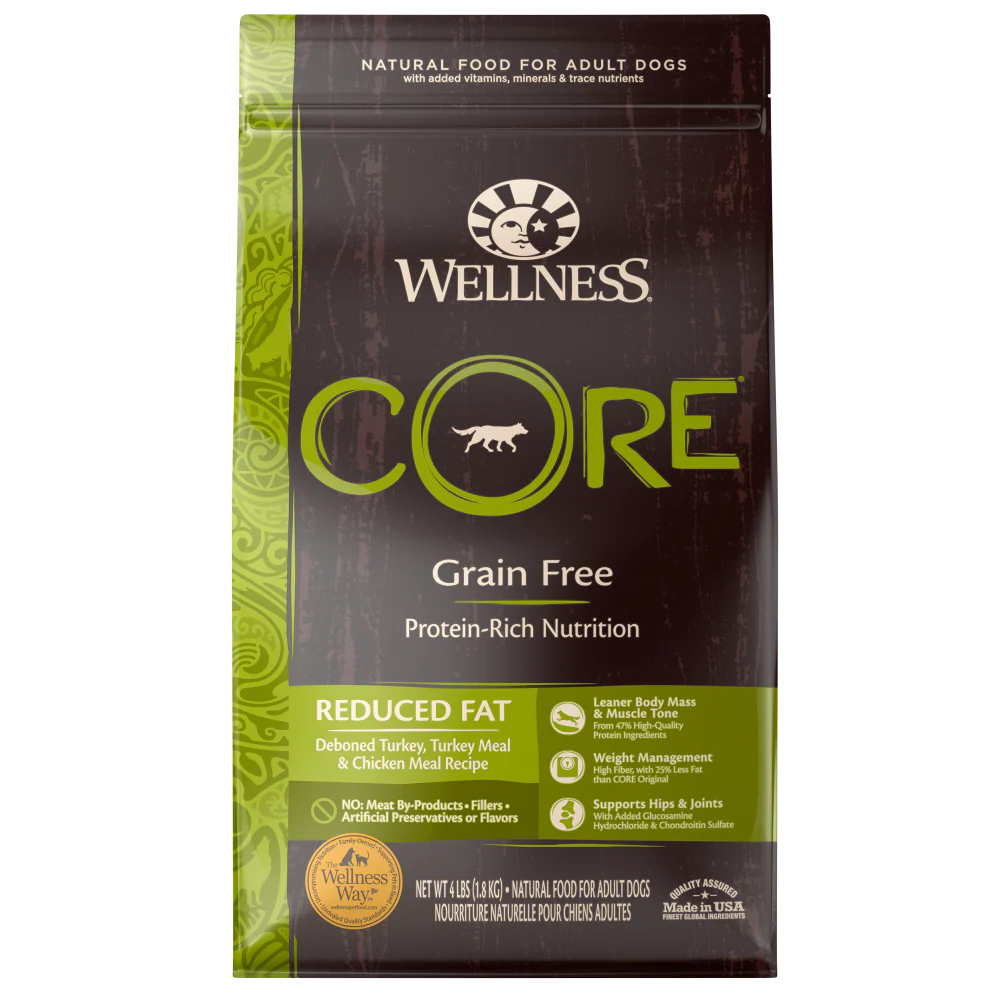 Wellness CORE Natural Grain Free Reduced Fat Weight Management Turkey & Chicken Recipe Dry Dog Food