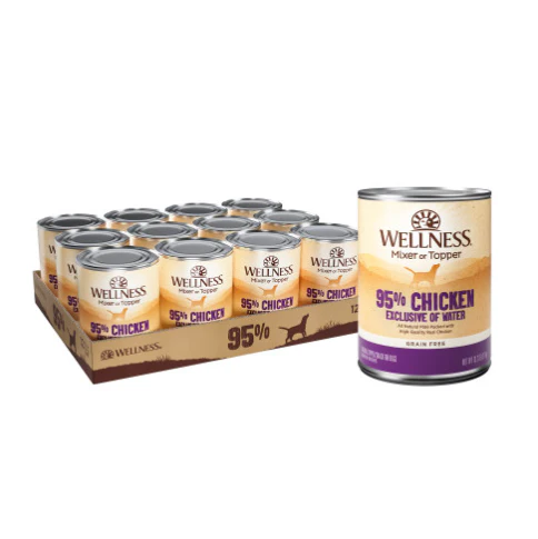 Wellness Natural Grain Free 95% Chicken Recipe Adult Wet Canned Dog Food