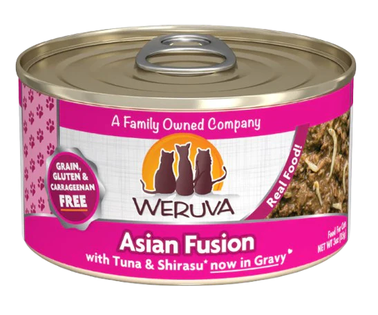 Weruva Classic Cat Asian Fusion Tuna & Shirasu in Gravy 5.5oz Canned Cat Food