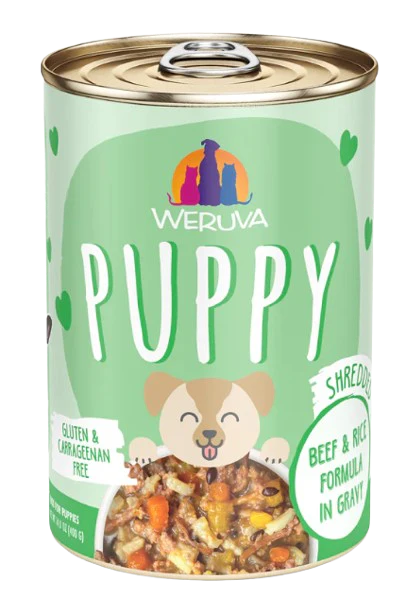 Weruva Puppy Beef & Rice Formula in Gravy Canned Dog Food, 14oz