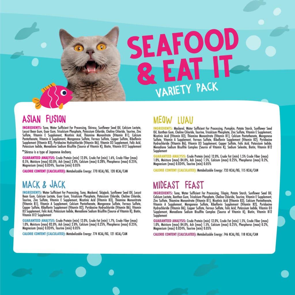 Weruva Seafood & Eat It! Variety Pack Cat Food Cans - Image 5