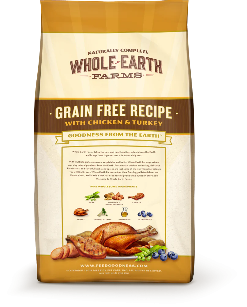 Whole Earth Farms Grain Free Recipe with Chicken and Turkey Dry Dog Food - Image 2