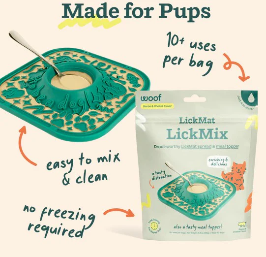 WOOF Bacon & Cheese LickMix for Dogs - Image 2